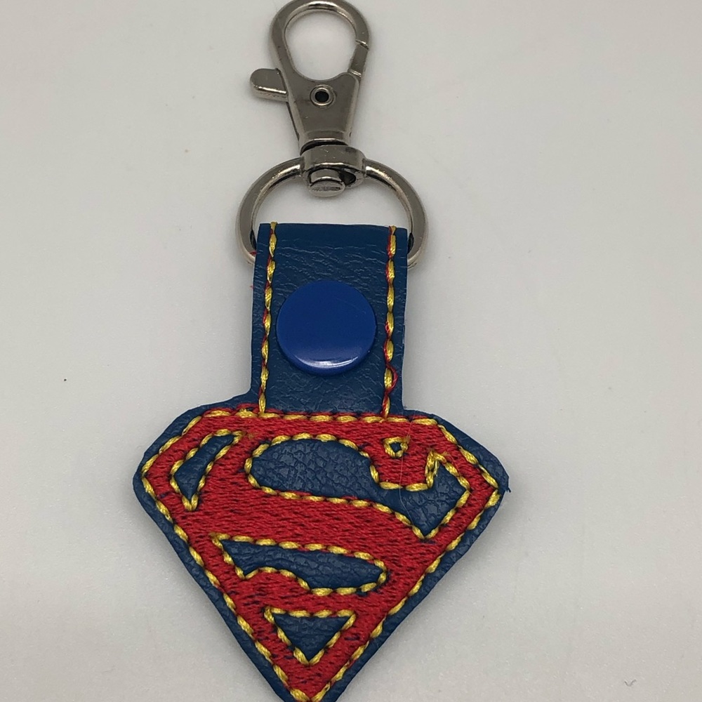 Superman Symbol Key Fob Bag Tag